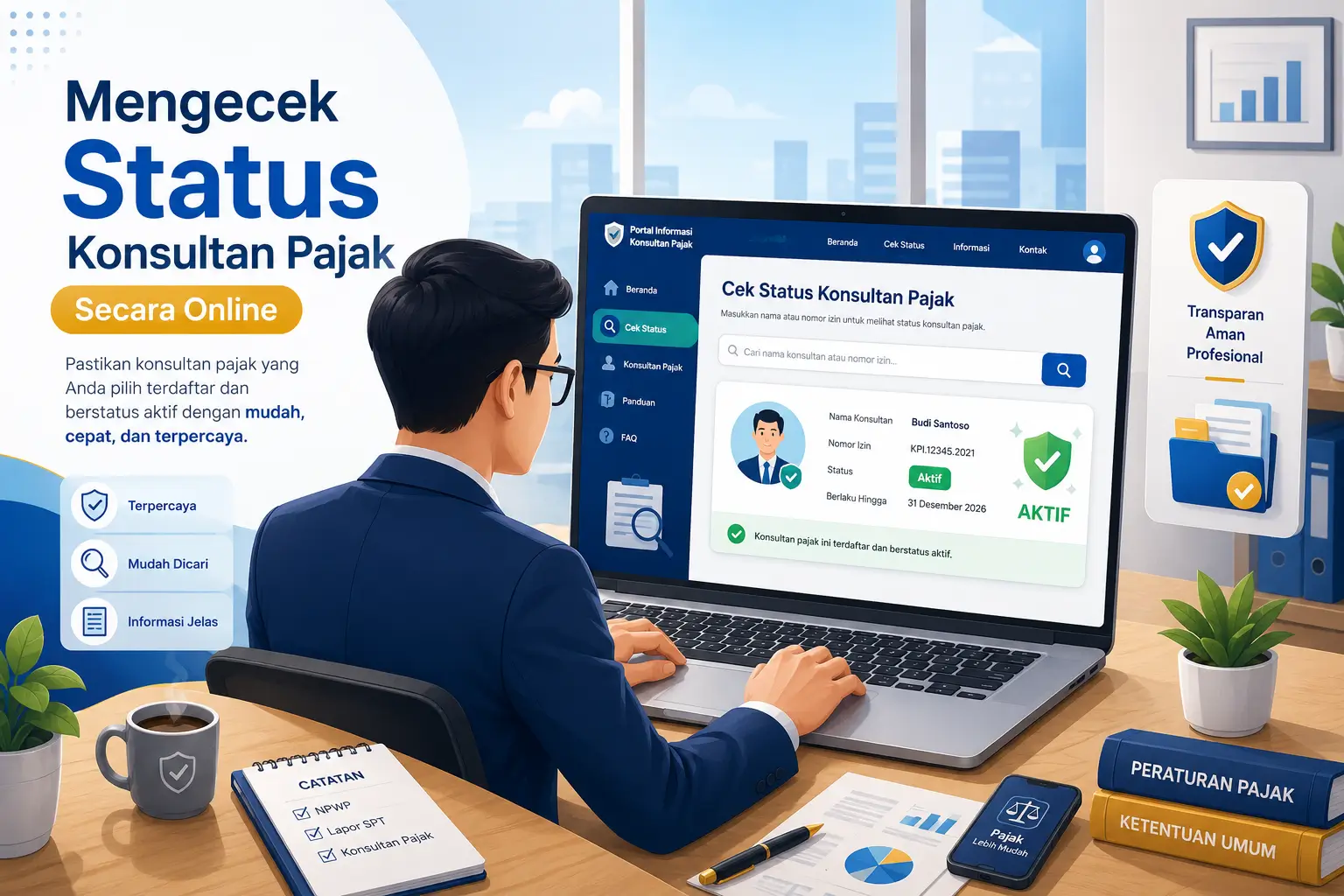Cara Cek Status Resmi Konsultan Pajak Saat Anda Butuhkan